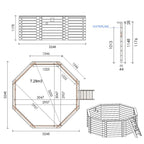 Träpool Bris – Enkla Poolen