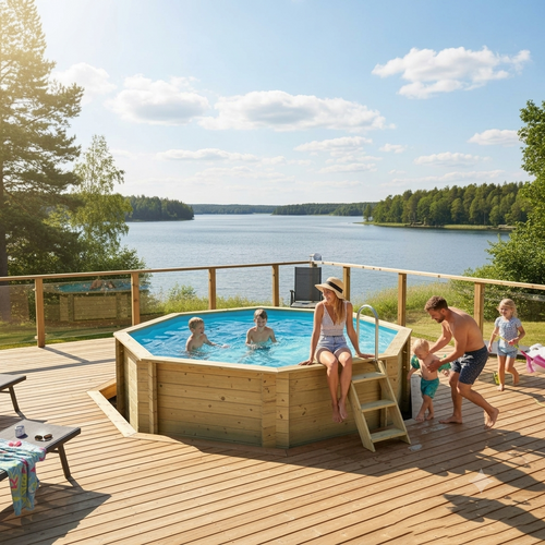 Träpool Bris – Enkla Poolen