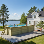 Träpool Ström – Enkla Poolen