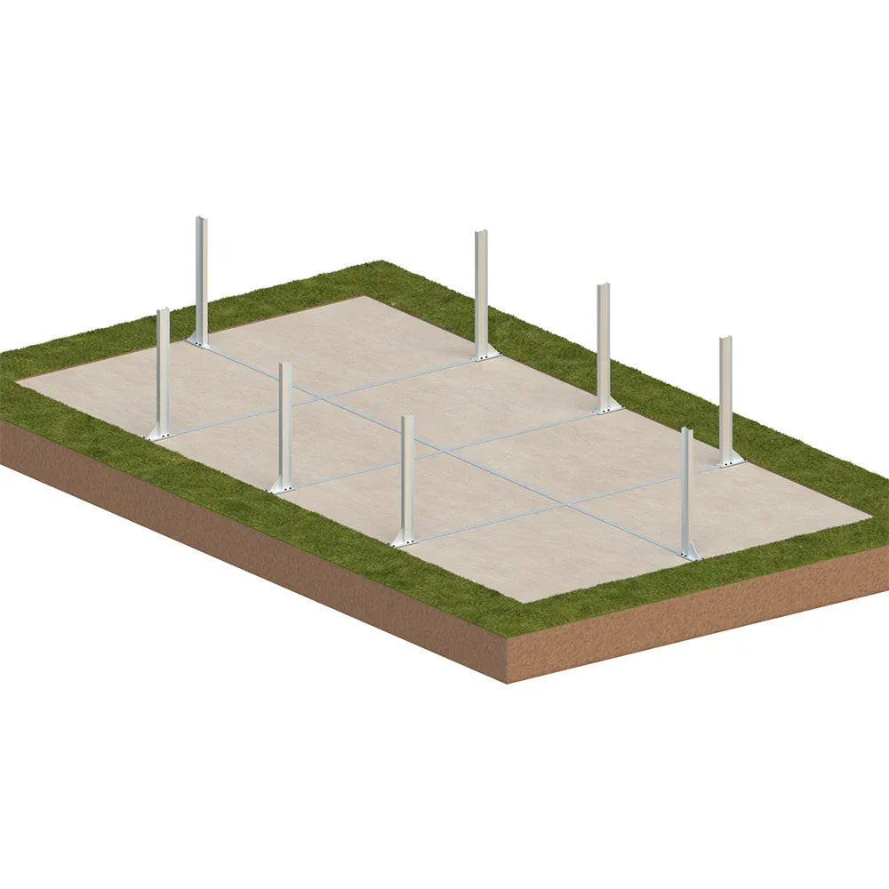 Ritning av stommar för Sjö